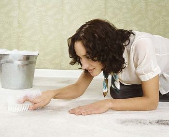 best ways to clean kitchen carpet spills